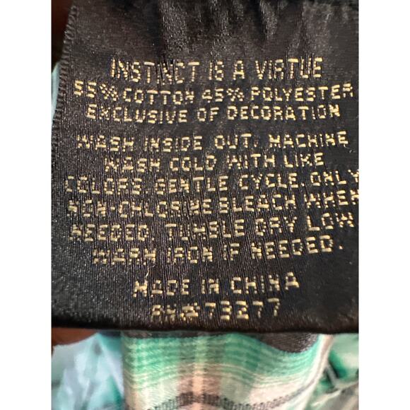 Helix Men's Plaid Athletic Fit Button Up Shirt Long Sleeve Green White Size XXL - Picture 6 of 6